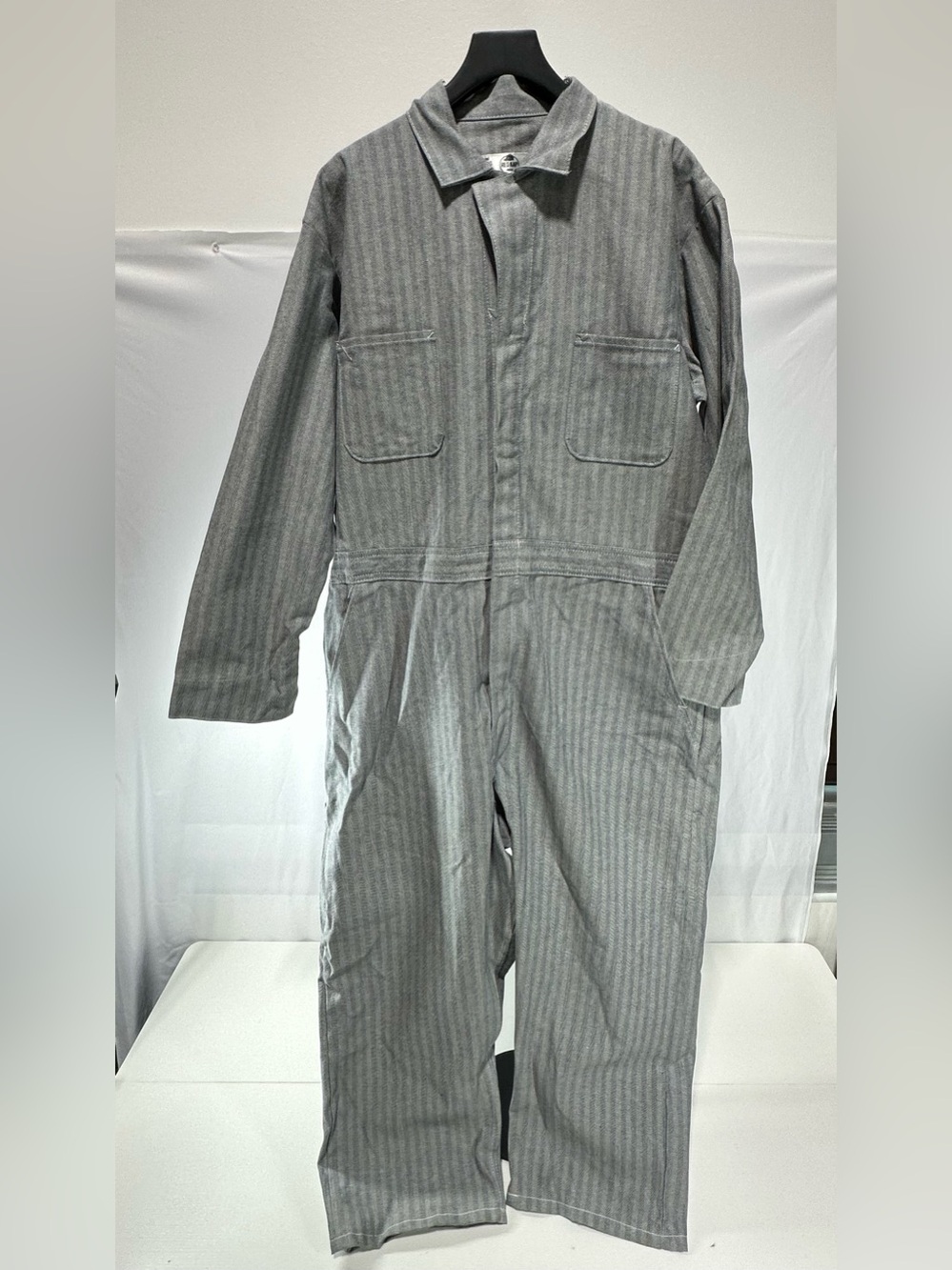 #242 Red Kap Vintage Coveralls Mens 48-RG Blue Herringbone Workwear